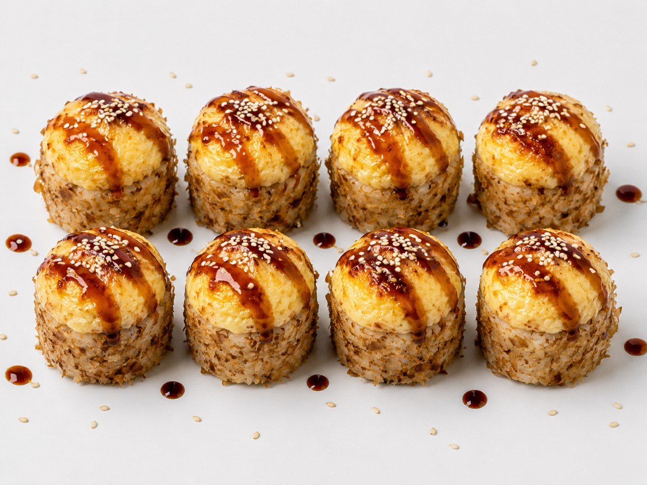 Baked Unagi Bonito Roll